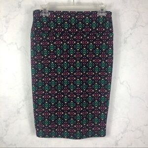 [LuLaRoe] Diamond Flower Patterned Skirt